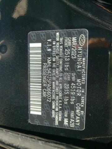 Photo 12 VIN: KMHL54JJ5PA066072 - HYUNDAI SONATA HYB 