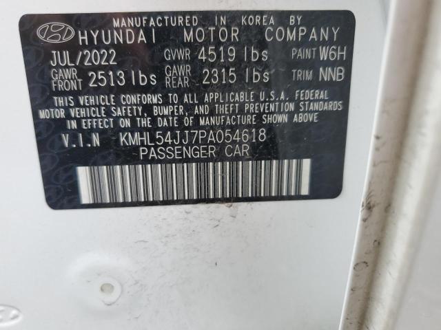 Photo 11 VIN: KMHL54JJ7PA054618 - HYUNDAI SONATA 