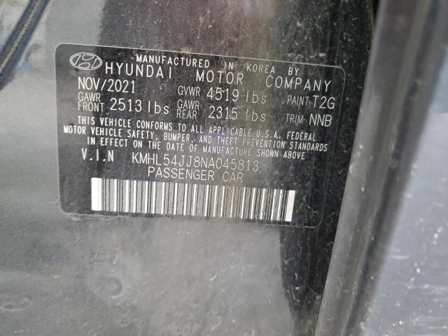 Photo 11 VIN: KMHL54JJ8NA045813 - HYUNDAI SONATA HYB 