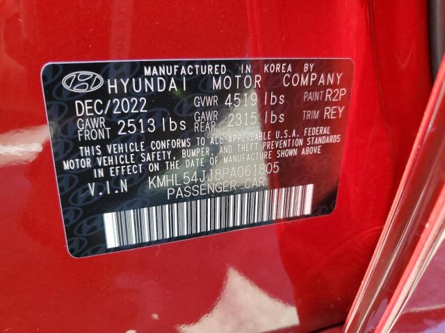 Photo 11 VIN: KMHL54JJ8PA061805 - HYUNDAI SONATA HYB 