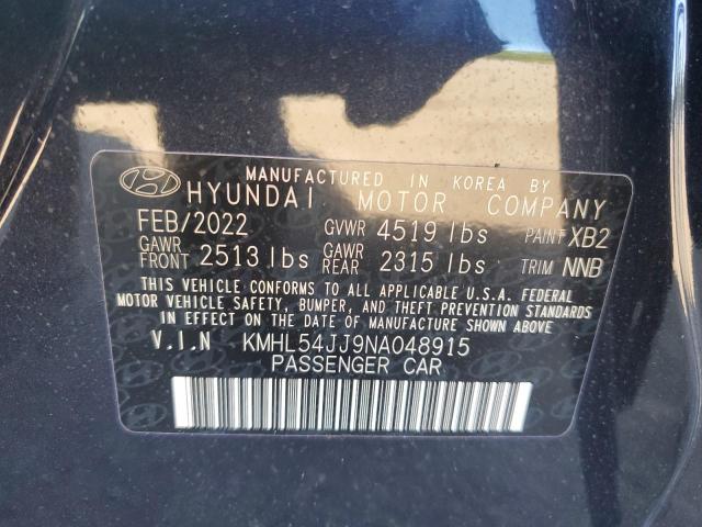 Photo 11 VIN: KMHL54JJ9NA048915 - HYUNDAI SONATA HYB 