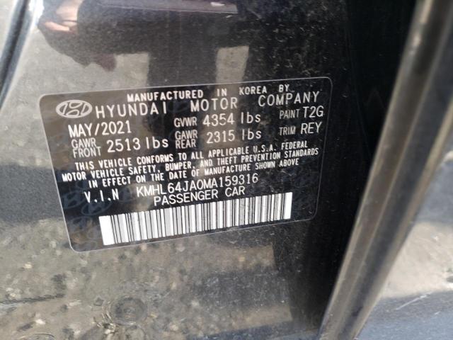 Photo 11 VIN: KMHL64JA0MA159316 - HYUNDAI SONATA SEL 