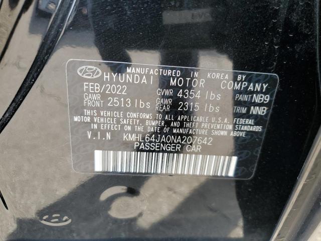 Photo 11 VIN: KMHL64JA0NA207642 - HYUNDAI SONATA 