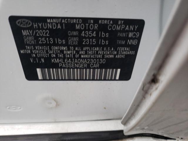 Photo 11 VIN: KMHL64JA0NA230130 - HYUNDAI SONATA SEL 