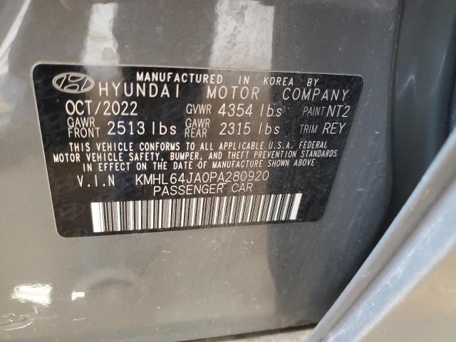 Photo 11 VIN: KMHL64JA0PA280920 - HYUNDAI SONATA SEL 