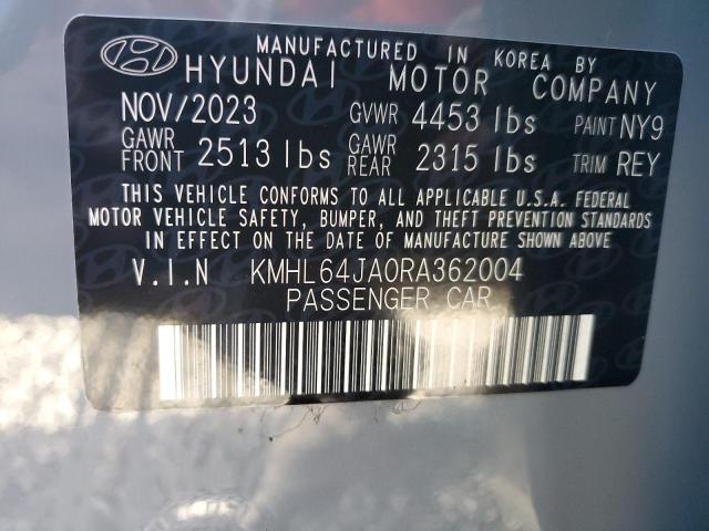 Photo 12 VIN: KMHL64JA0RA362004 - HYUNDAI SONATA SEL 