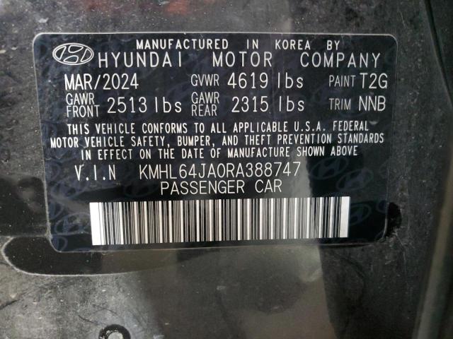 Photo 12 VIN: KMHL64JA0RA388747 - HYUNDAI SONATA SEL 