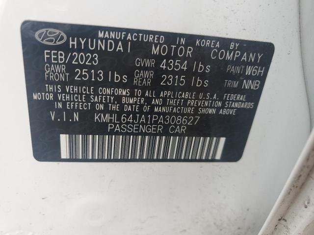 Photo 12 VIN: KMHL64JA1PA308627 - HYUNDAI SONATA SEL 