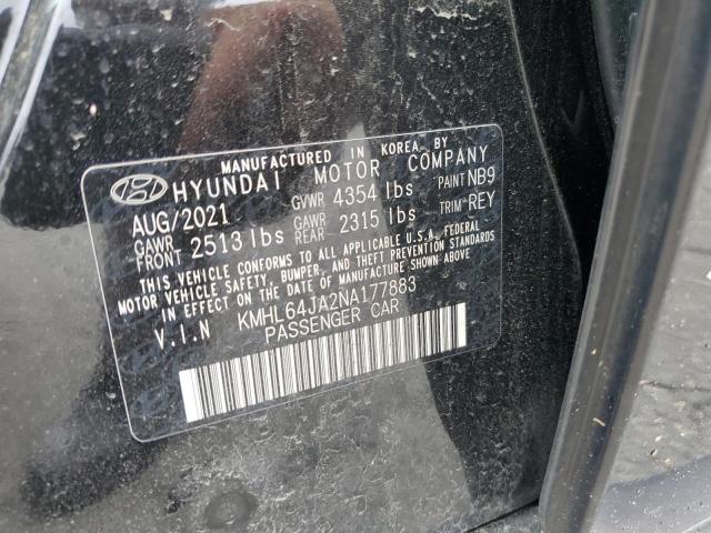 Photo 11 VIN: KMHL64JA2NA177883 - HYUNDAI SONATA SEL 