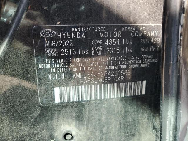 Photo 12 VIN: KMHL64JA2PA260586 - HYUNDAI SONATA SEL 