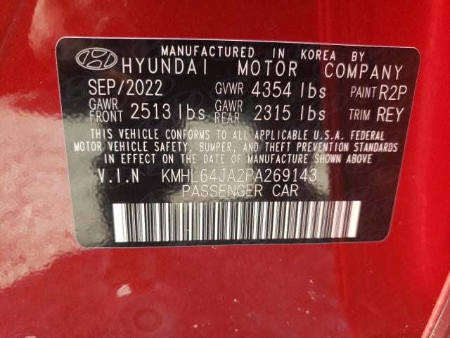 Photo 11 VIN: KMHL64JA2PA269143 - HYUNDAI SONATA SEL 