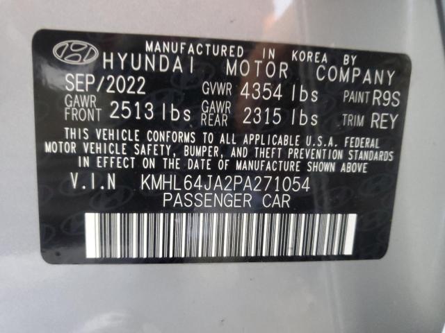 Photo 11 VIN: KMHL64JA2PA271054 - HYUNDAI SONATA SEL 