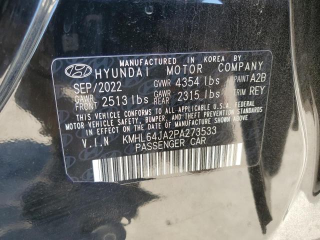 Photo 11 VIN: KMHL64JA2PA273533 - HYUNDAI SONATA SEL 