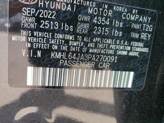 Photo 11 VIN: KMHL64JA3PA270091 - HYUNDAI SONATA SEL 