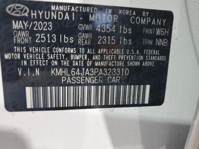 Photo 11 VIN: KMHL64JA3PA323310 - HYUNDAI SONATA SEL 