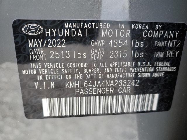 Photo 11 VIN: KMHL64JA4NA233242 - HYUNDAI SONATA 