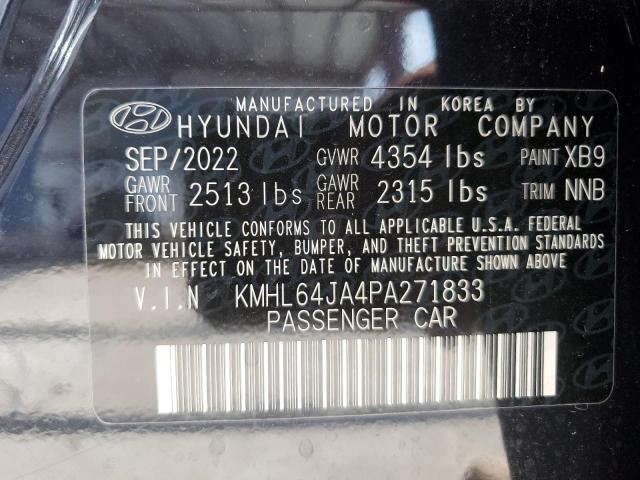 Photo 11 VIN: KMHL64JA4PA271833 - HYUNDAI SONATA SEL 