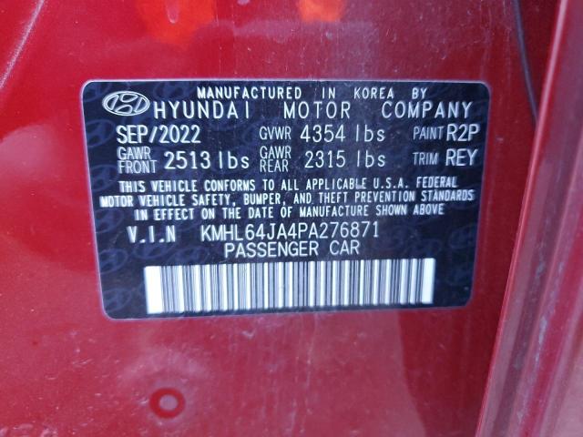 Photo 11 VIN: KMHL64JA4PA276871 - HYUNDAI SONATA SEL 