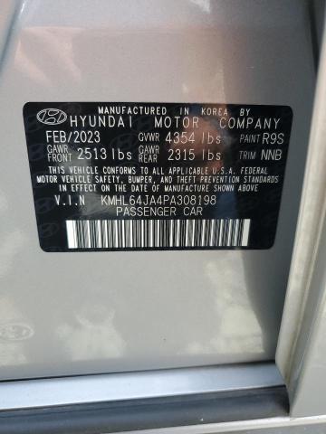 Photo 12 VIN: KMHL64JA4PA308198 - HYUNDAI SONATA SEL 