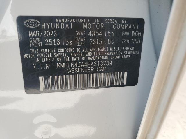 Photo 12 VIN: KMHL64JA4PA313739 - HYUNDAI SONATA SEL 