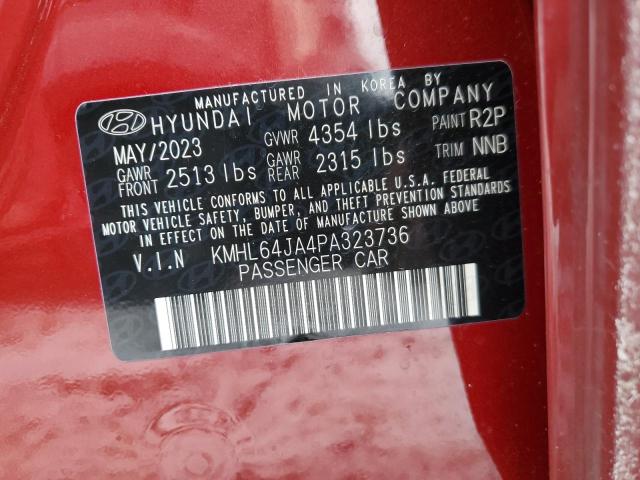 Photo 11 VIN: KMHL64JA4PA323736 - HYUNDAI SONATA 