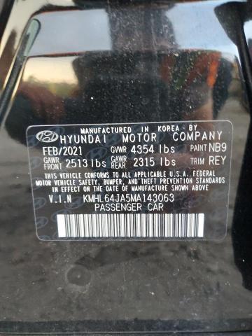 Photo 9 VIN: KMHL64JA5MA143063 - HYUNDAI SONATA SEL 