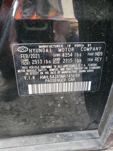 Photo 11 VIN: KMHL64JA5MA145699 - HYUNDAI SONATA SEL 