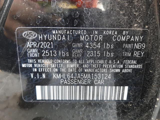 Photo 9 VIN: KMHL64JA5MA153124 - HYUNDAI SONATA SEL 