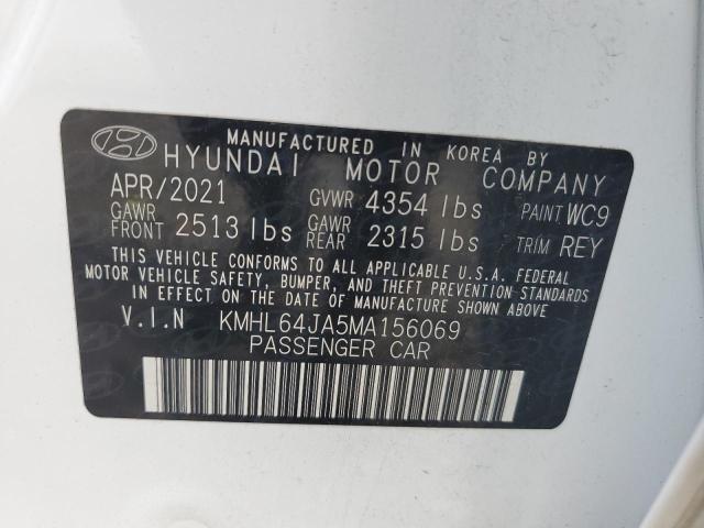 Photo 11 VIN: KMHL64JA5MA156069 - HYUNDAI SONATA SEL 