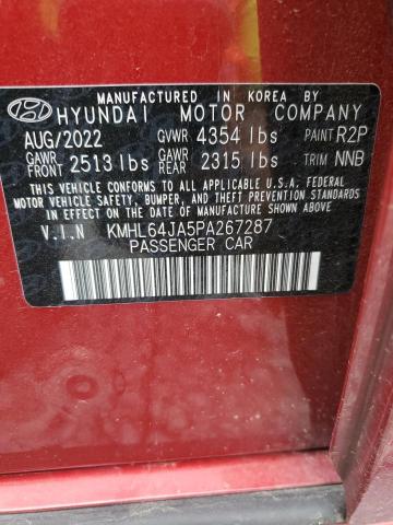 Photo 11 VIN: KMHL64JA5PA267287 - HYUNDAI SONATA SEL 