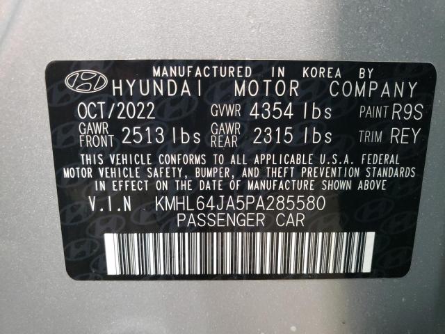 Photo 11 VIN: KMHL64JA5PA285580 - HYUNDAI SONATA SEL 