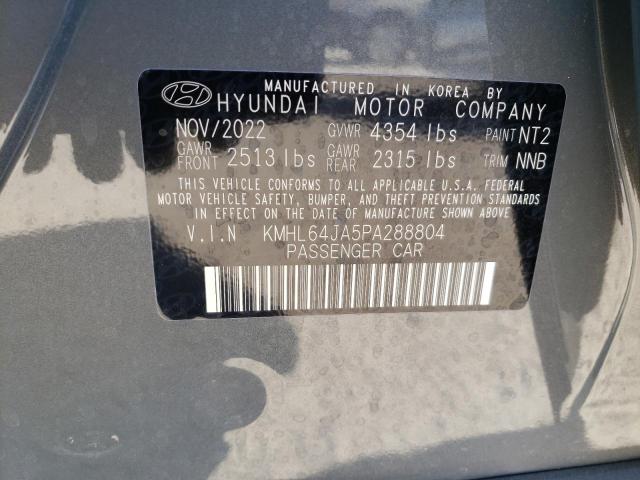 Photo 11 VIN: KMHL64JA5PA288804 - HYUNDAI SONATA 