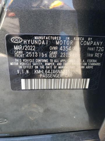 Photo 11 VIN: KMHL64JA6NA215292 - HYUNDAI SONATA SEL 