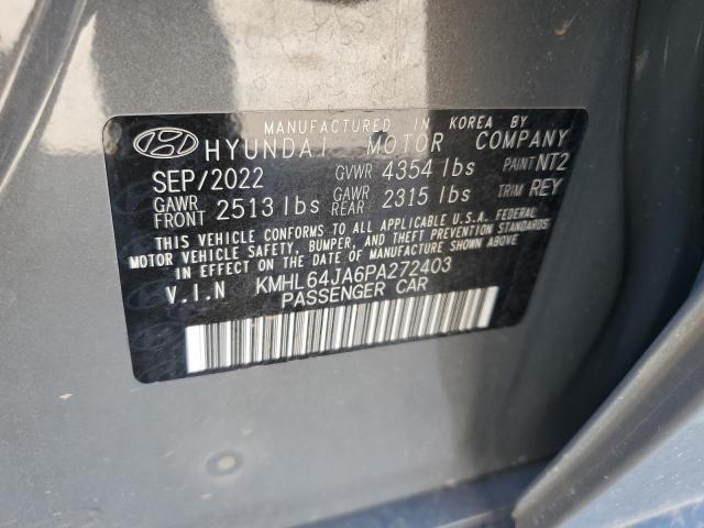 Photo 11 VIN: KMHL64JA6PA272403 - HYUNDAI SONATA SEL 