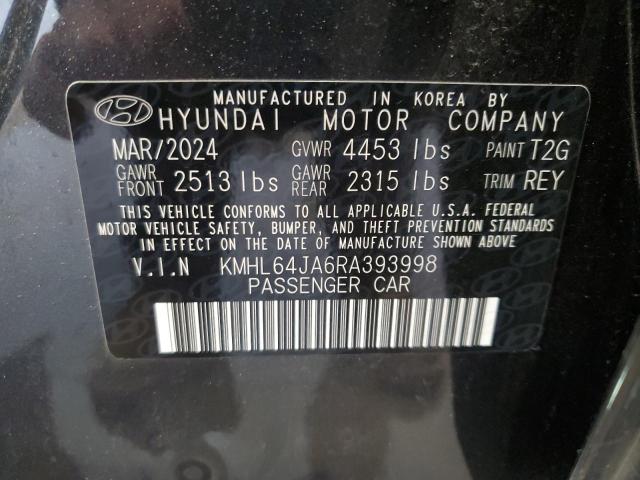 Photo 11 VIN: KMHL64JA6RA393998 - HYUNDAI SONATA SEL 