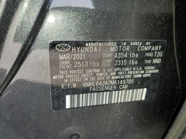 Photo 9 VIN: KMHL64JA7MA149785 - HYUNDAI SONATA SEL 