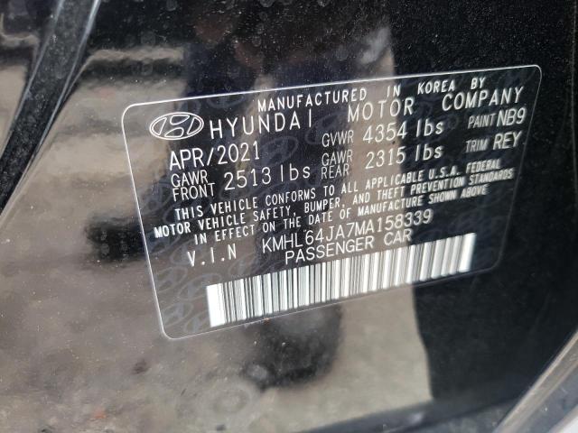 Photo 11 VIN: KMHL64JA7MA158339 - HYUNDAI SONATA SEL 