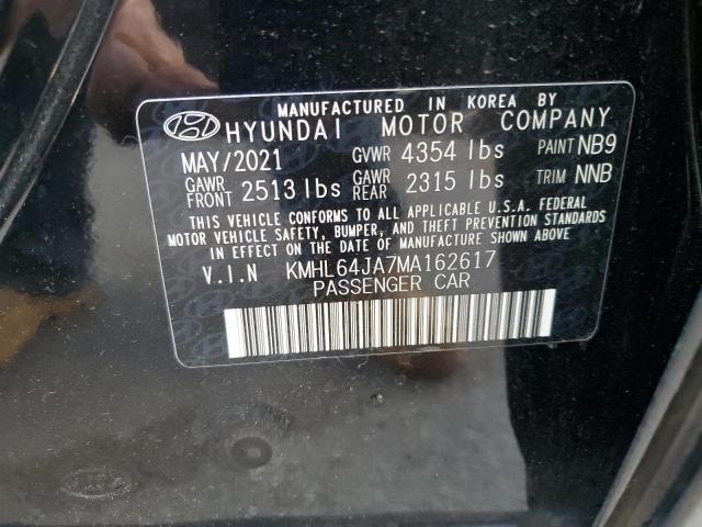 Photo 11 VIN: KMHL64JA7MA162617 - HYUNDAI SONATA SEL 