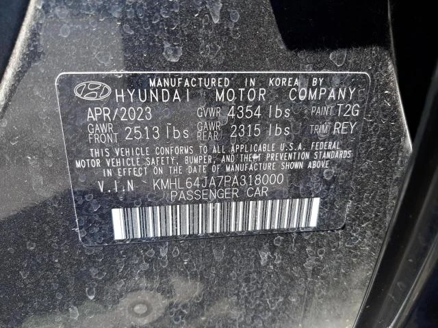 Photo 11 VIN: KMHL64JA7PA318000 - HYUNDAI SONATA SEL 