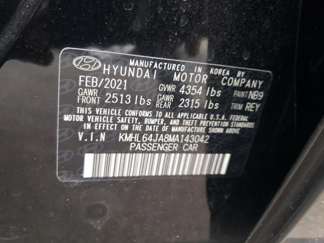 Photo 9 VIN: KMHL64JA8MA143042 - HYUNDAI SONATA SEL 