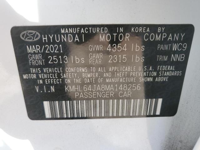 Photo 11 VIN: KMHL64JA8MA148256 - HYUNDAI SONATA SEL 