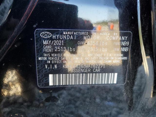 Photo 12 VIN: KMHL64JA8MA162271 - HYUNDAI SONATA SEL 