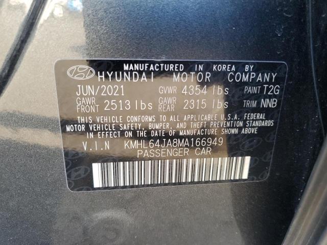 Photo 9 VIN: KMHL64JA8MA166949 - HYUNDAI SONATA SEL 