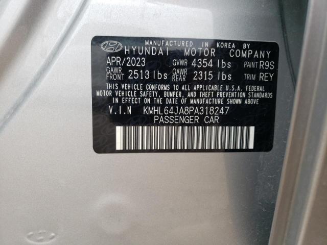 Photo 11 VIN: KMHL64JA8PA318247 - HYUNDAI SONATA SEL 