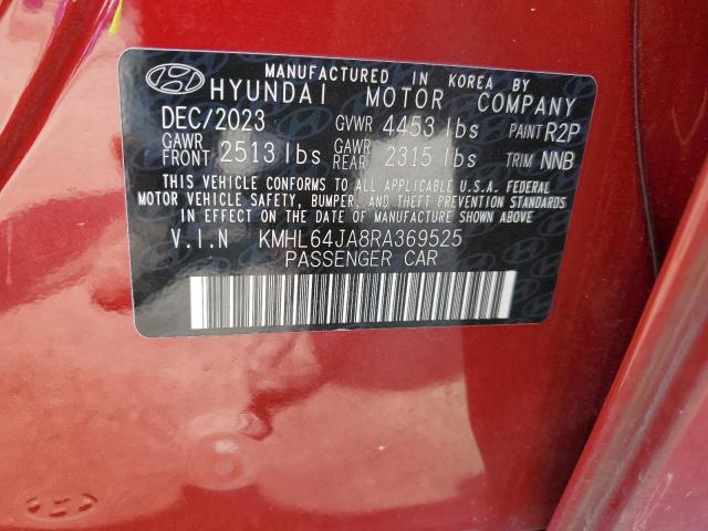 Photo 11 VIN: KMHL64JA8RA369525 - HYUNDAI SONATA SEL 