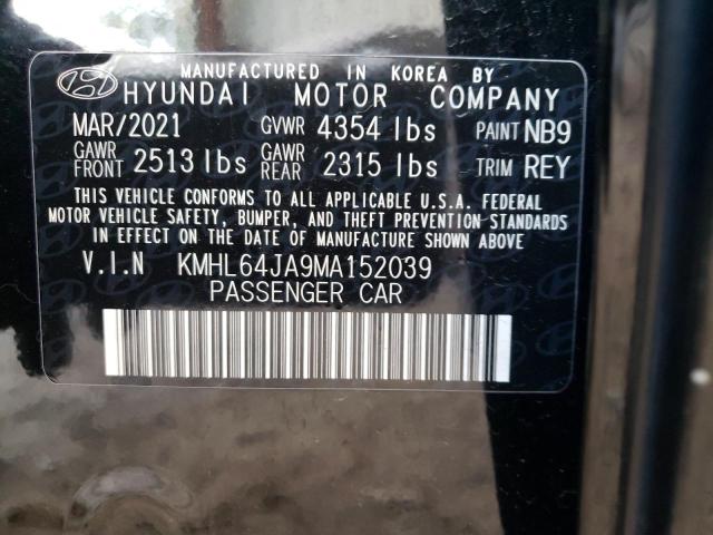 Photo 12 VIN: KMHL64JA9MA152039 - HYUNDAI SONATA SEL 