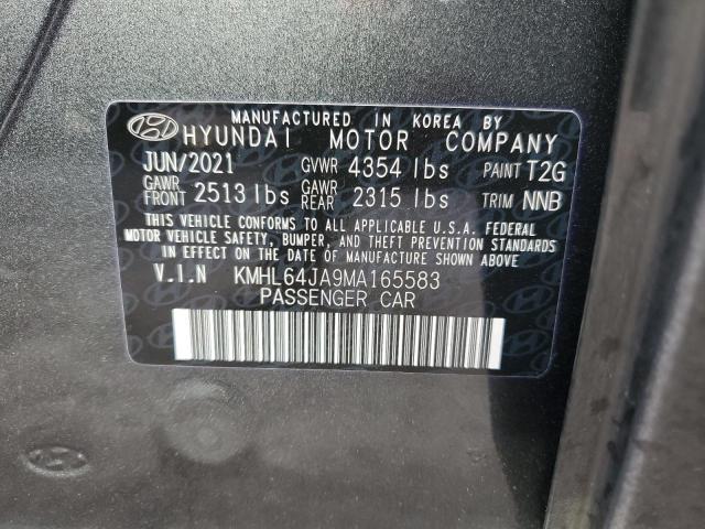 Photo 12 VIN: KMHL64JA9MA165583 - HYUNDAI SONATA 