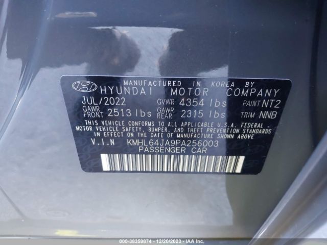 Photo 8 VIN: KMHL64JA9PA256003 - HYUNDAI SONATA 