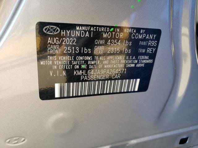 Photo 11 VIN: KMHL64JA9PA264571 - HYUNDAI SONATA SEL 