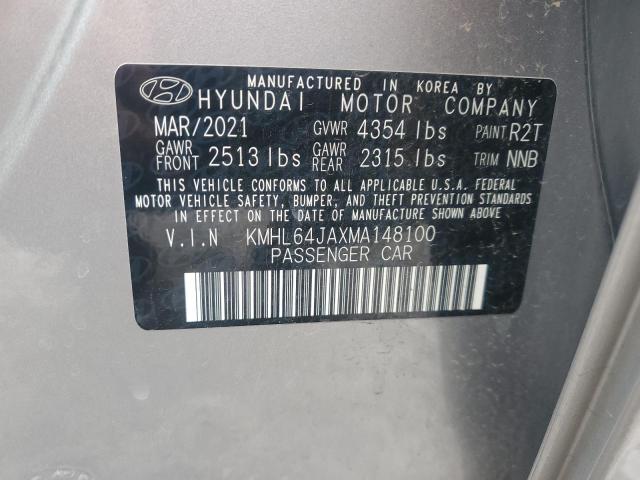 Photo 11 VIN: KMHL64JAXMA148100 - HYUNDAI SONATA SEL 